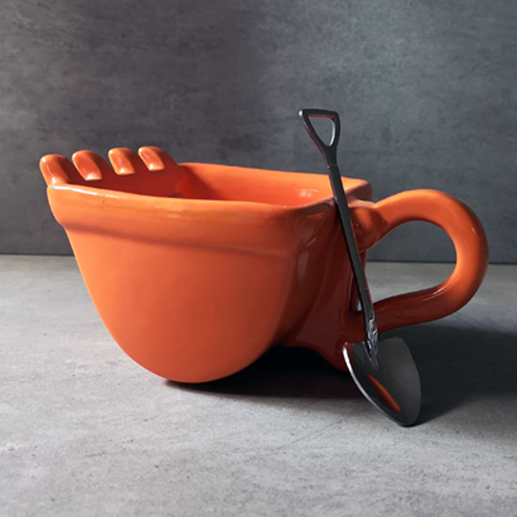 Excavator bucket cup