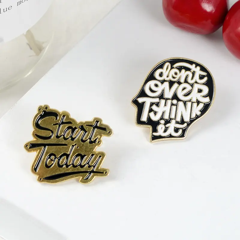 Letter Jewelry Brooch