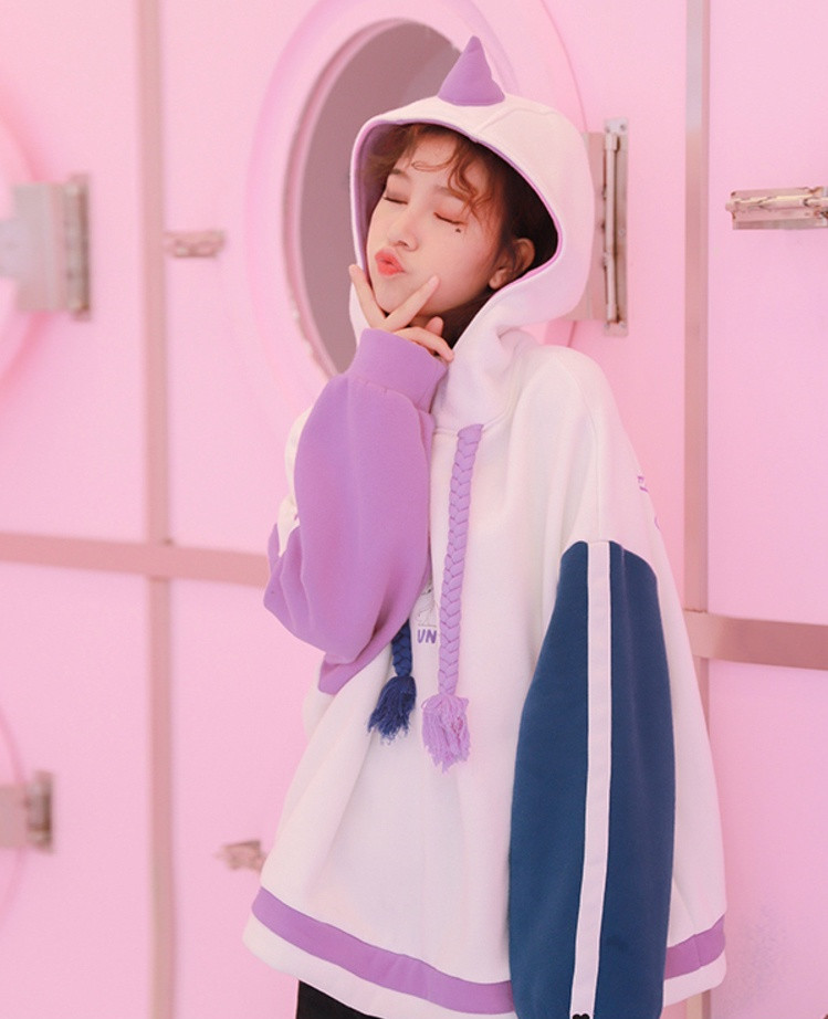 Long sleeve Plush Korean loose top