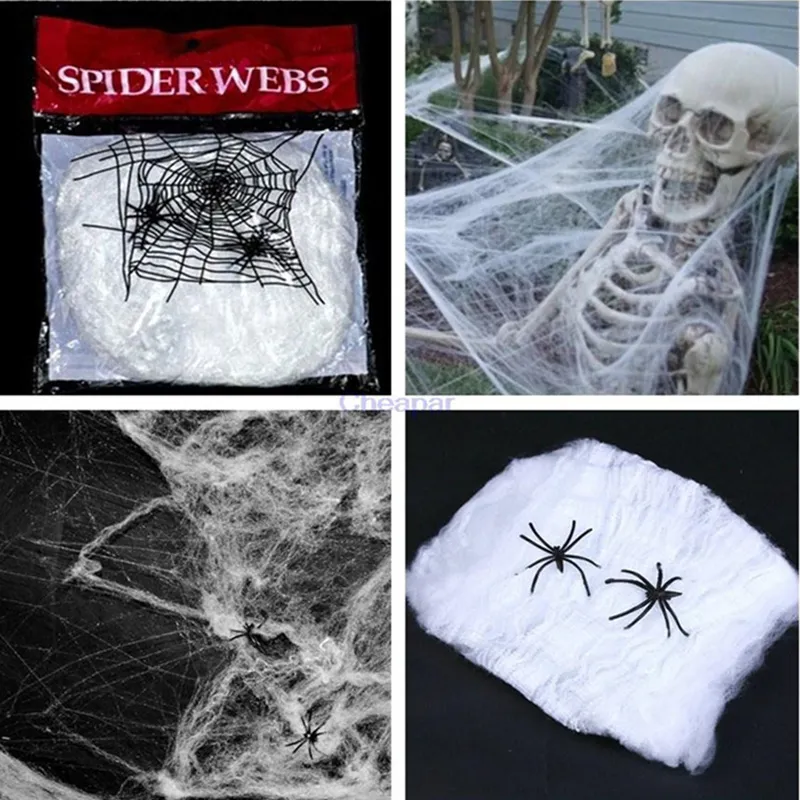 Halloween Decoration Spider Cotton Spider Web – image 4