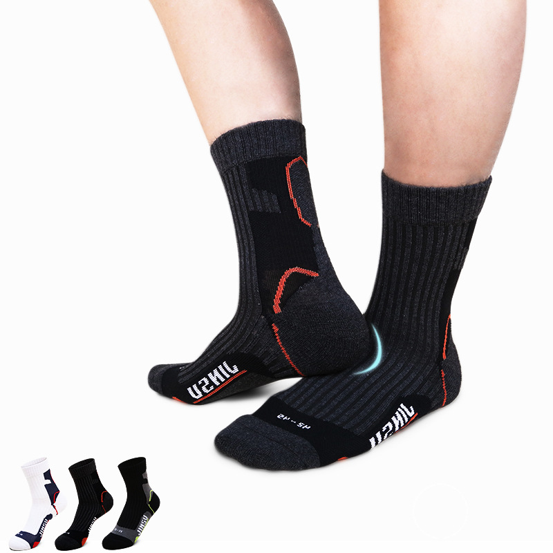 Combed cotton basketball socks