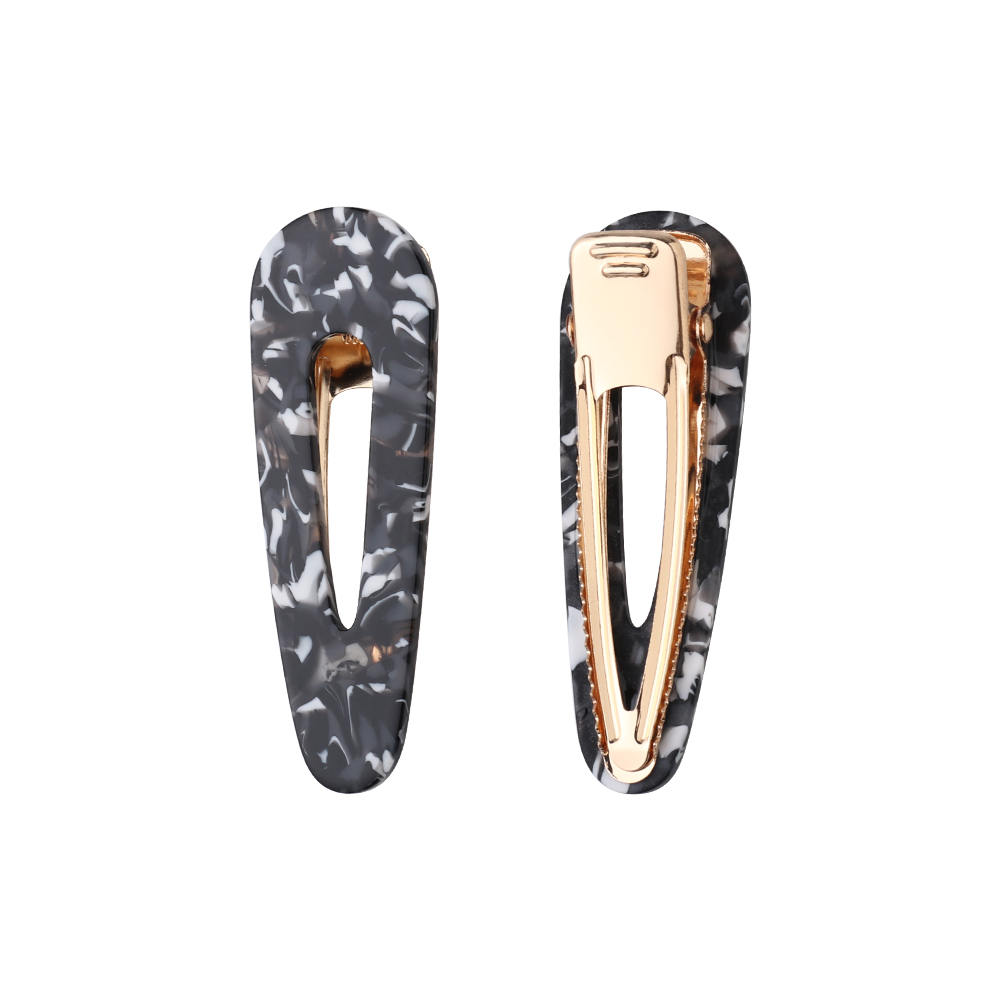 Large horsetail spring hairpin Black - Shop at LoveMi