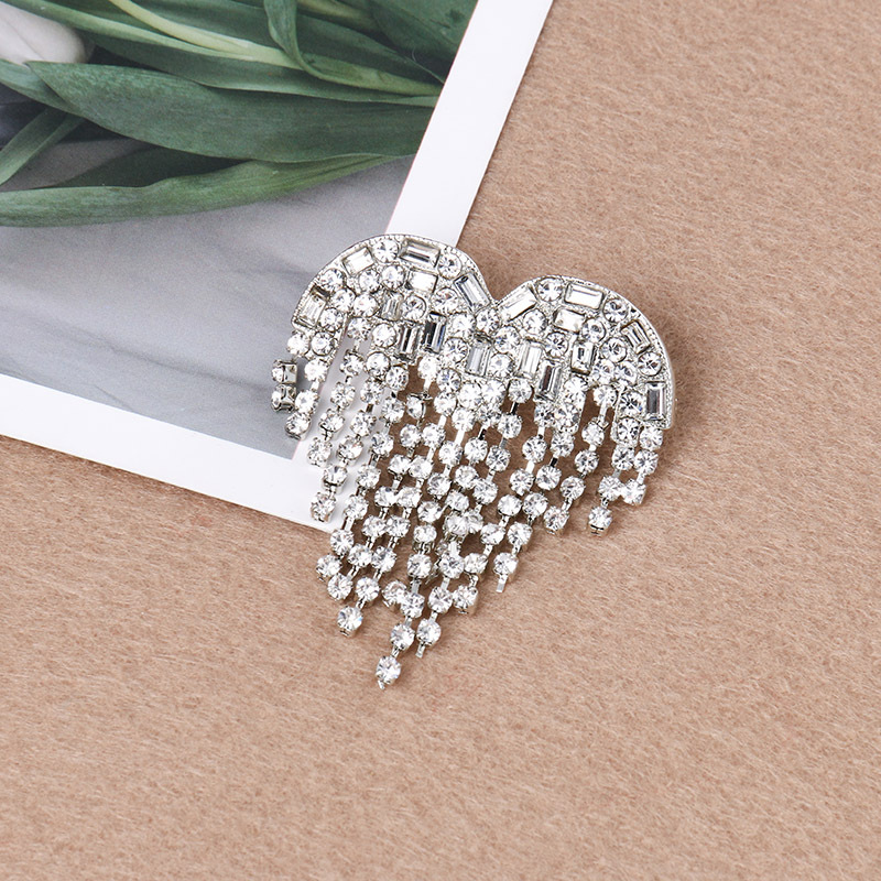 Heart Tassel Brooch, picture 4 of 4