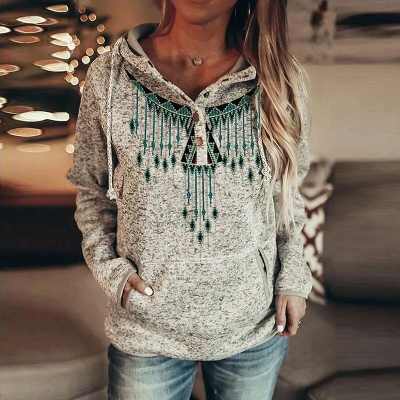 Christmas print hoodie - 2 A-Xxl