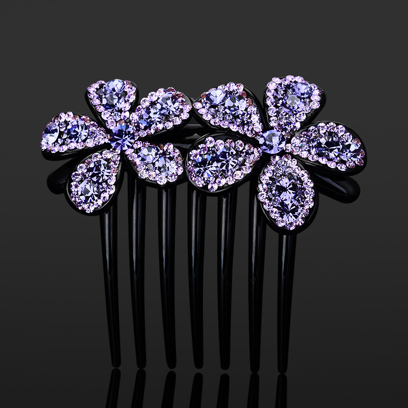 Inserting comb hair ornament Violet - Shop at LoveMi