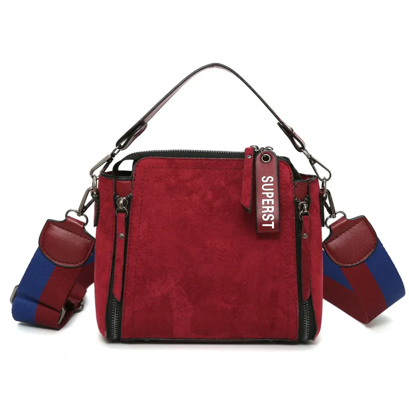 Korean all-match diagonal bag - Red