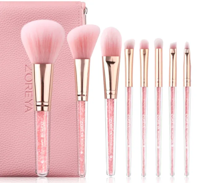 Pink quicksand makeup brush Pink - Shop at LoveMi