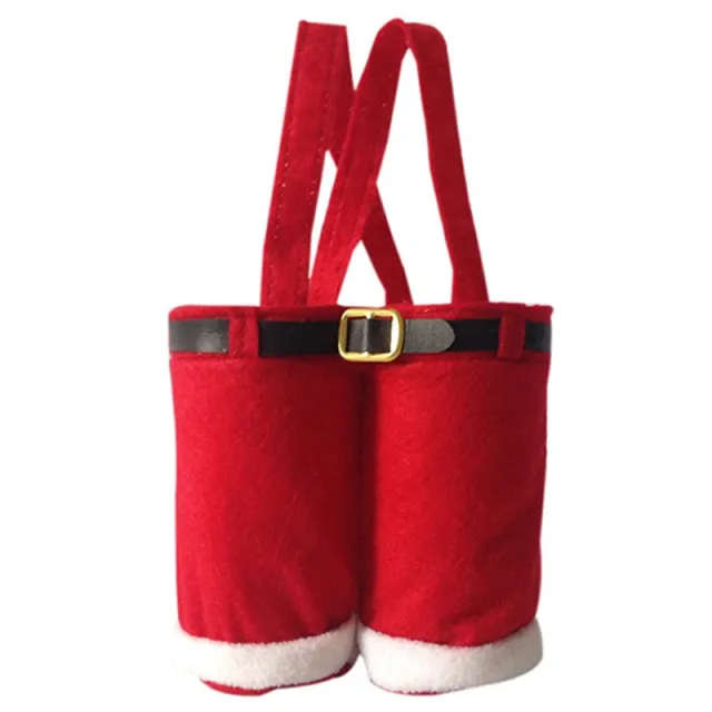 Red christmas pants gift bag wedding candy bag Red - Shop at LoveMi