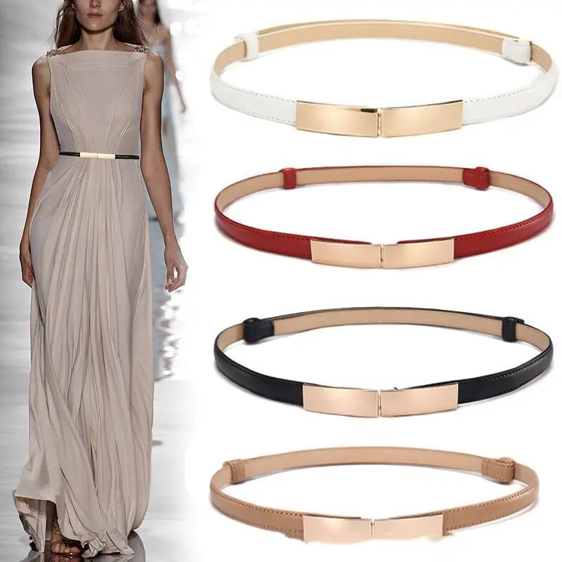 Women's Fine Decorative Dress with Waistband