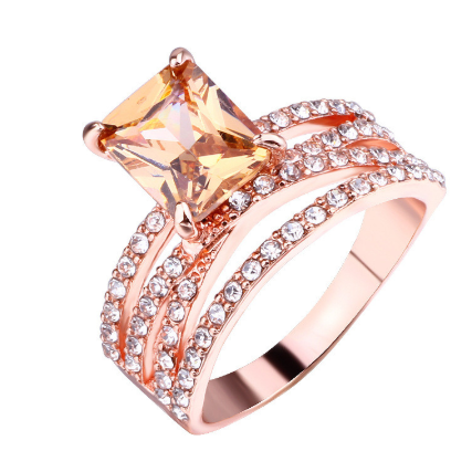 Diamond Square Ring