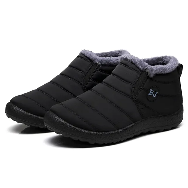 Women's thick and fleece short boots Black - Shop at LoveMi