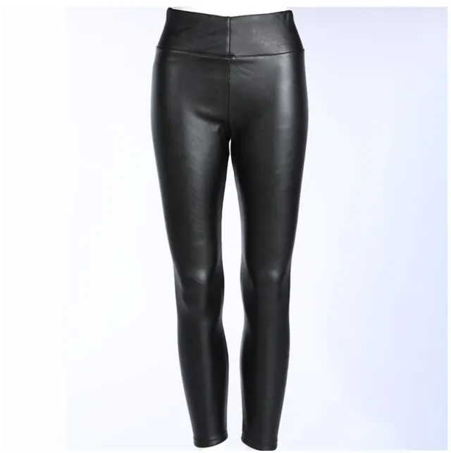 Plush Thick High Waist PU Slim Slim Leather Pants Slim Leggings - Shop at LoveMi