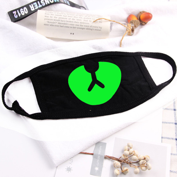 Korean thick fluorescent luminous cotton mask