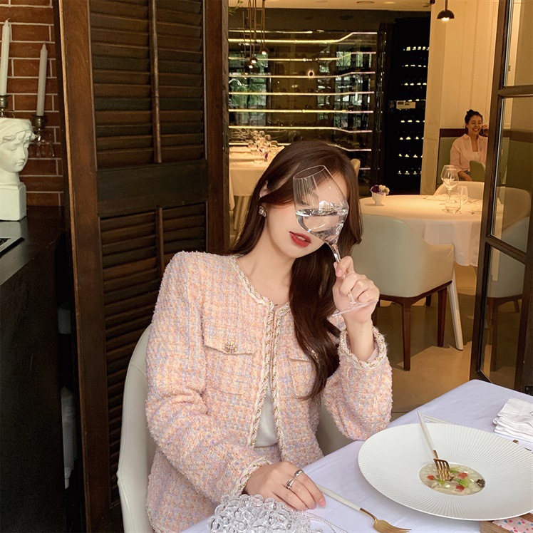 All-match pink long sleeve