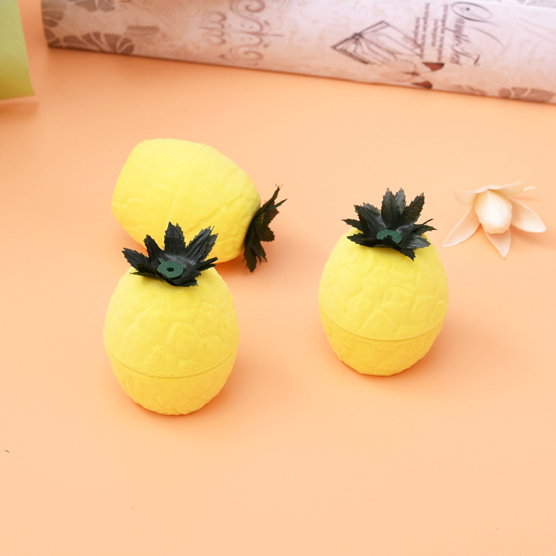 Cute cartoon fruit jewelry box