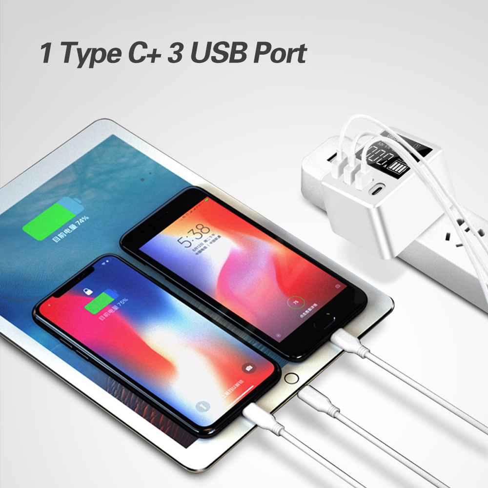 4-port charger travel charging head - Image 3