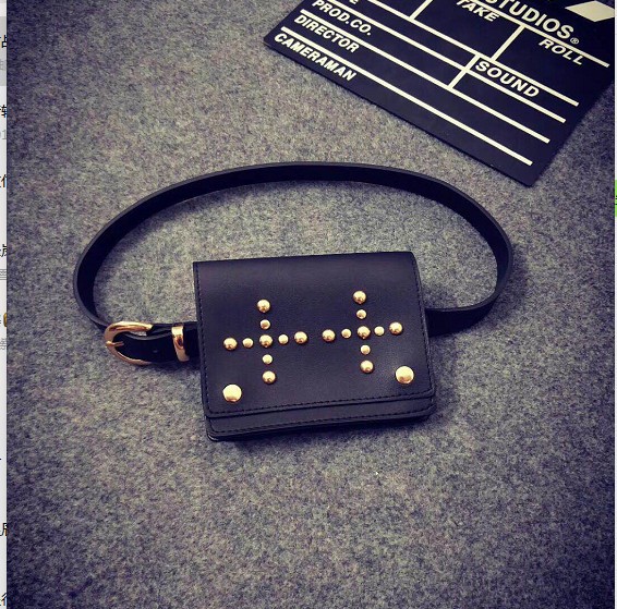 Korean Style Studded Fashion Women's Belt Bag