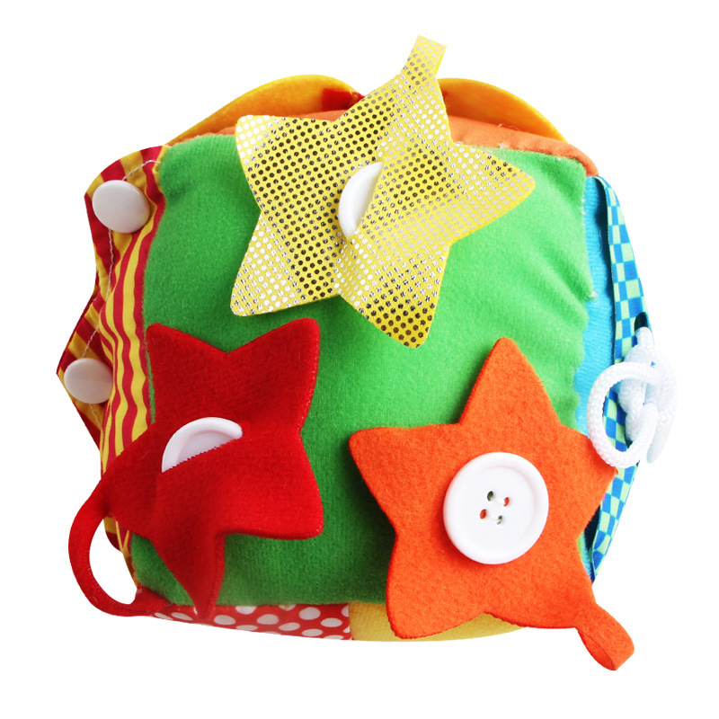 Children's fabric toy dice