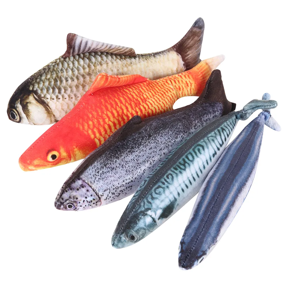 Creative Catnip Fish Pet Plush Toy Cat