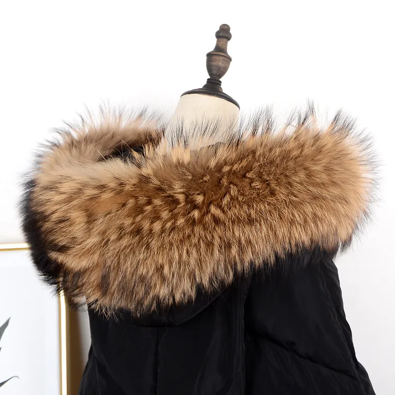 Winter School Overcome Cotton Down Jacket Collar - Brown