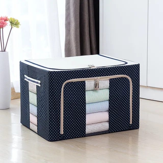 Large Capacity Waterproof Oxford Cloth Storage Box Navy - Shop at LoveMi