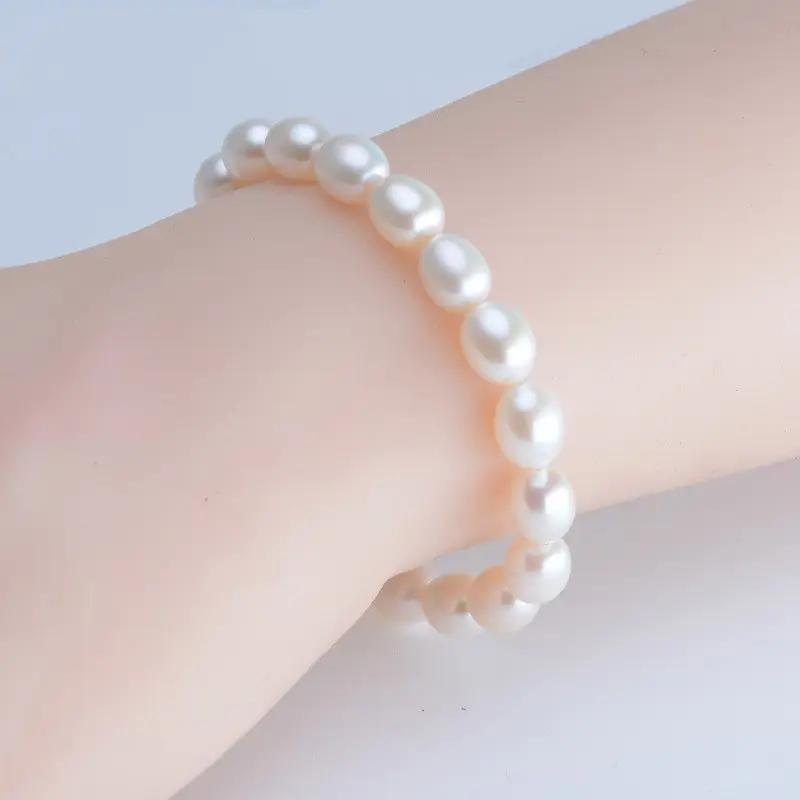 Rice-shaped Pearl Bracelet
