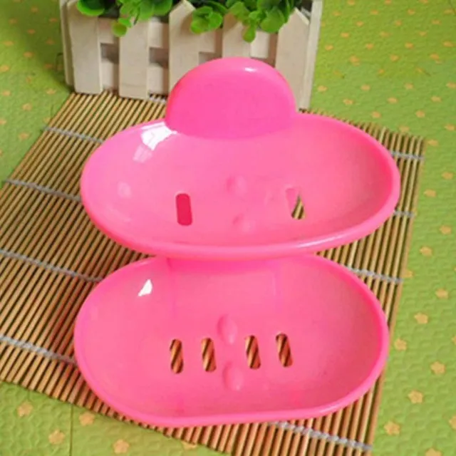 Drain soap tray soap box - Pink