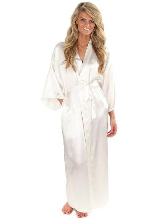 Title 3, Silk loose sexy lace bathrobe