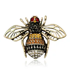 Alloy animal insect pin - 2 Yellow - View 1