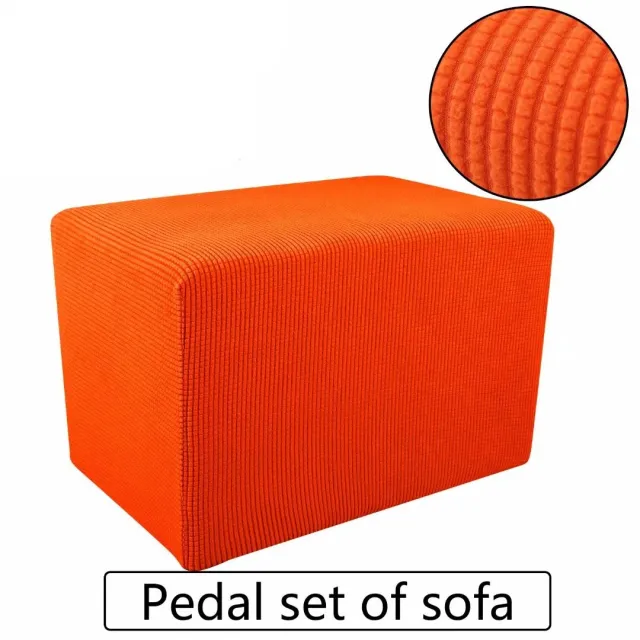 Plaid polar wool sofa cover Household Orange - Shop at LoveMi