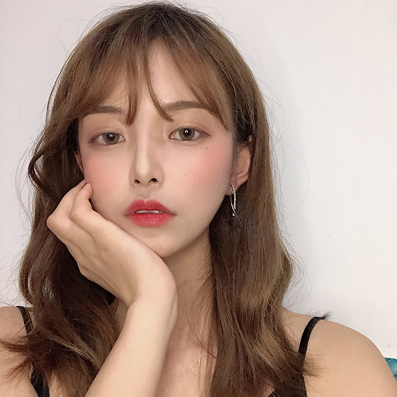 Simple temperament cross earrings