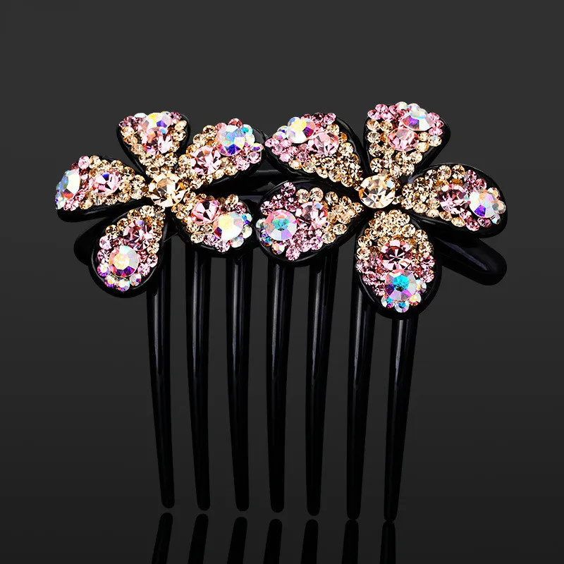 Inserting comb hair ornament - Bin Pink
