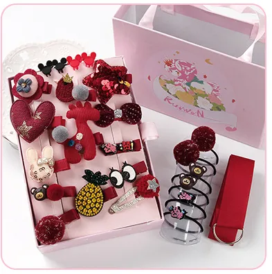 Children hair clip set Red Bird - Shop at LoveMi