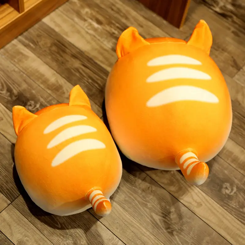Simulation bread cat plush toy