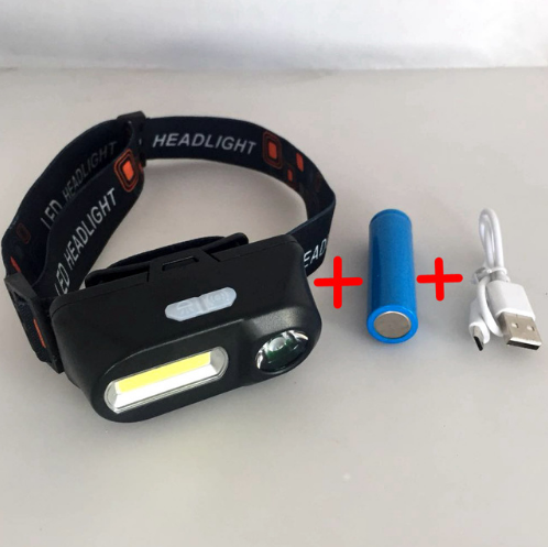 Headlamp with battery