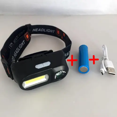 USB Rechargeable Headlight 3W LED Flashlight Waterproof shine Headlamp for Bicycle Camping Running not nitecore