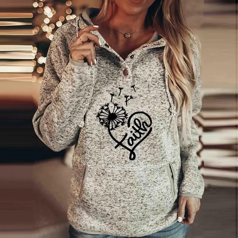 Christmas print hoodie - 2 C-3Xl