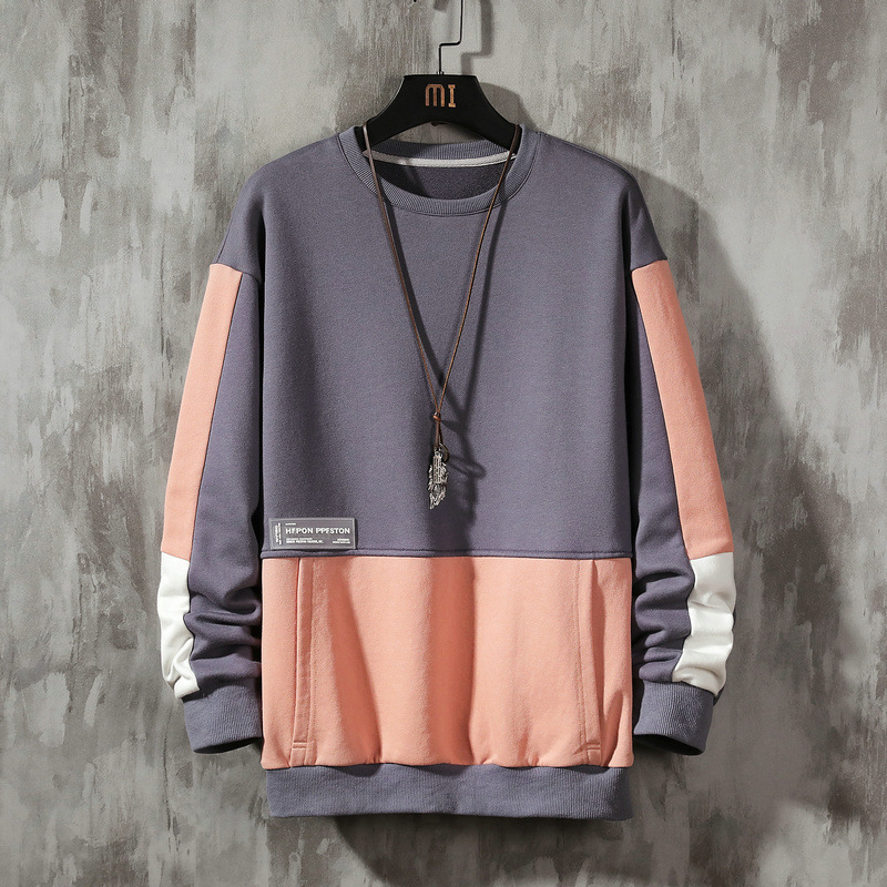 Warm All-match Round Neck Loose Sweater Men