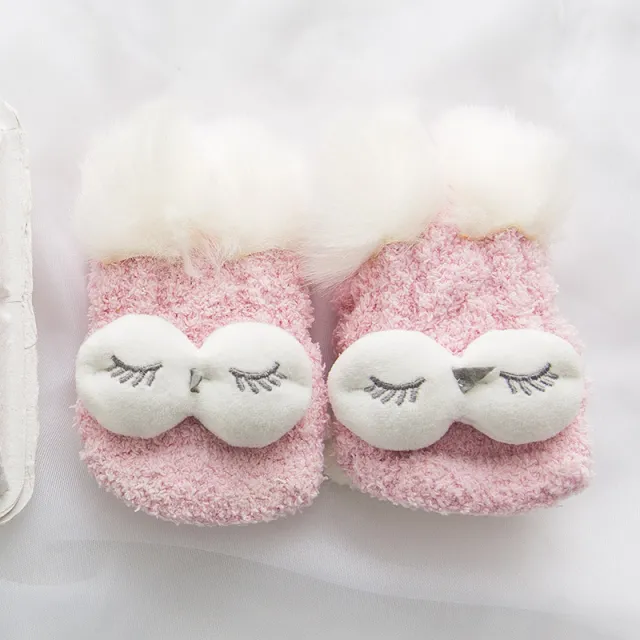 Coral fleece socks women sleep socks Pink - Shop at LoveMi