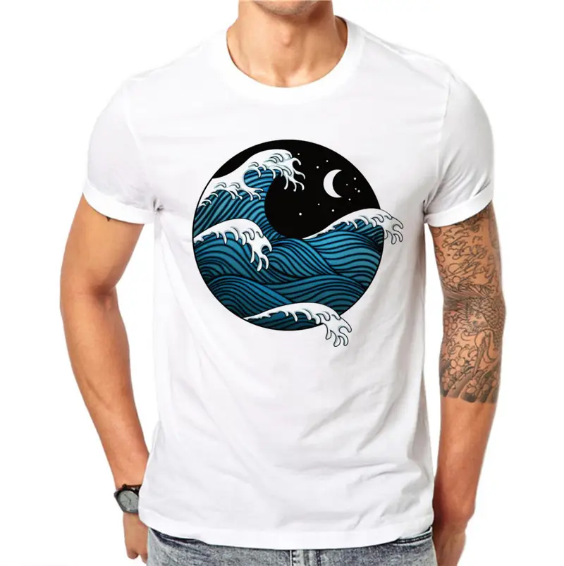 Round neck short sleeve T-shirt