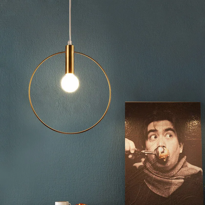 Simple Wrought Iron Post-modern Chandelier