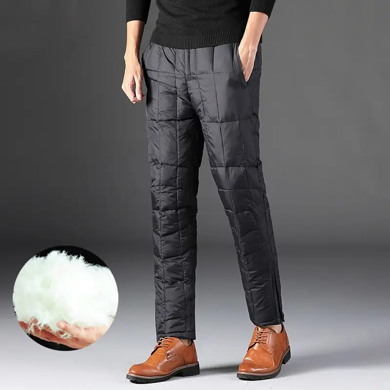 Thicken plus fat high waist plus size warm cotton pants