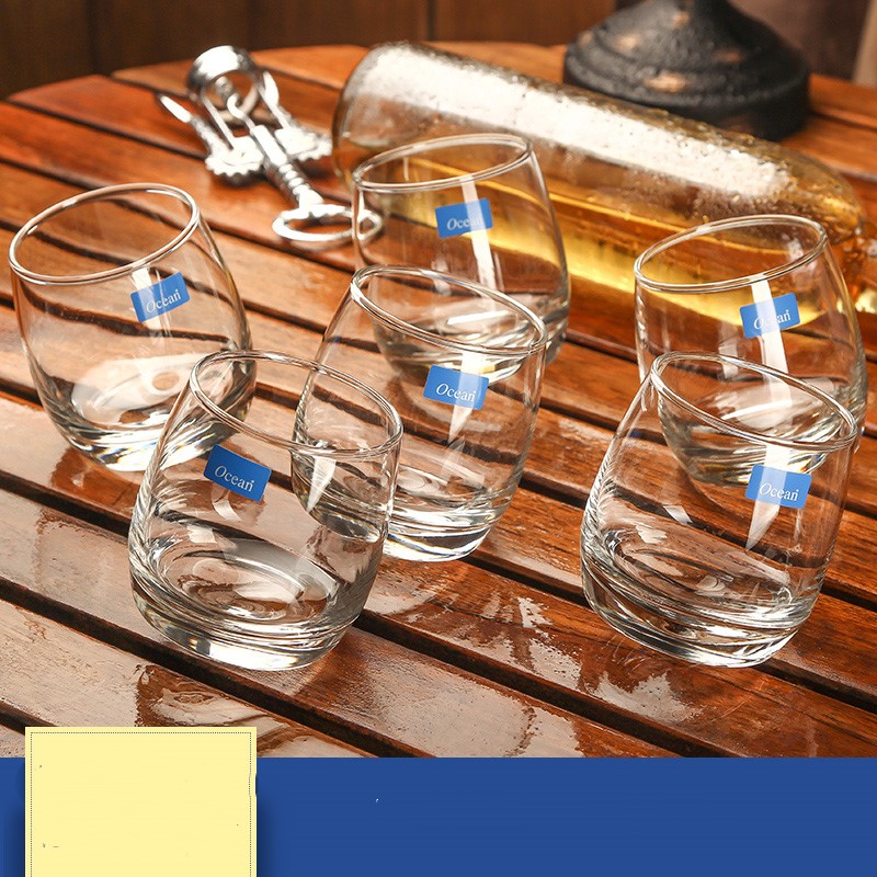 Glass cup transparent wine glass creative