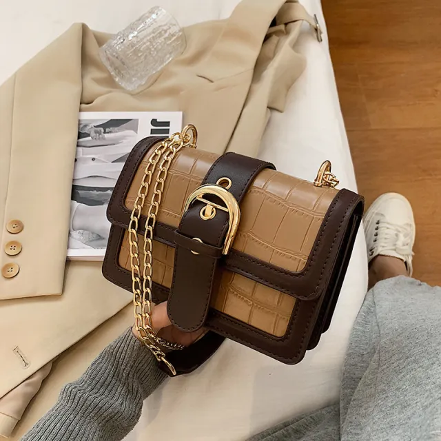 Fashion all match messenger bag lady chain bag Khaki - Shop at LoveMi