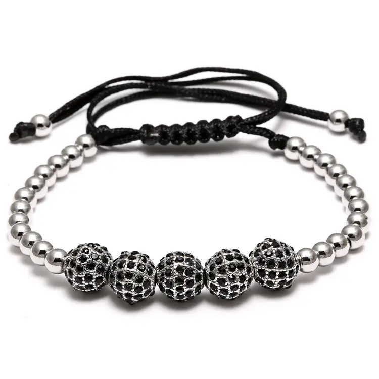 European and American inlaid zircon bracelet