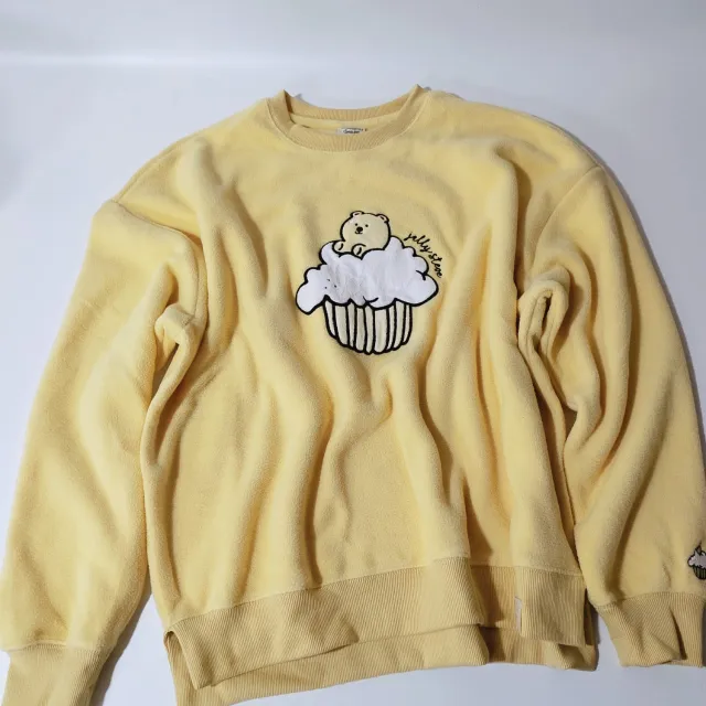 Polar fleece sweater Yellow - Shop at LoveMi