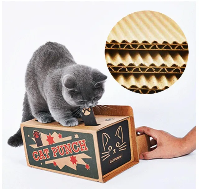 Cat toy hit hamster corrugated kitten carton funny cat toy pet toy paper - Shop at LoveMi