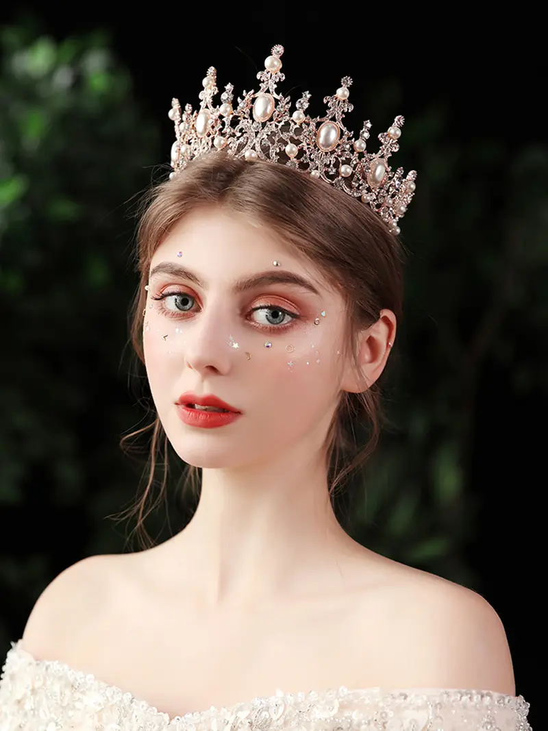 European Style Retro Court Bride Wedding Crown