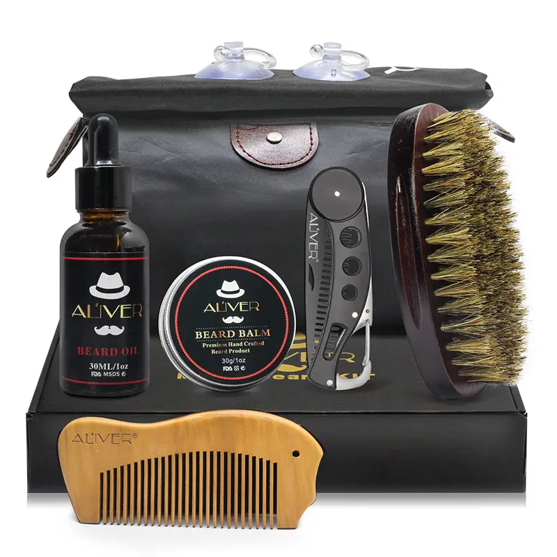 Man Hair Beard Shaving Set Bathroom Tool Brush Comb