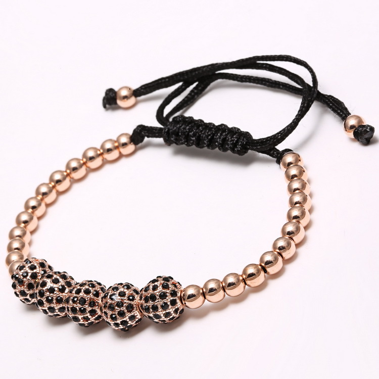 European and American inlaid zircon bracelet